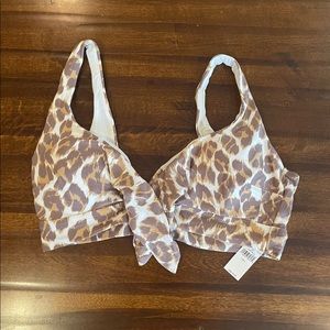 NWT—American Eagle Leopard Print Bikini Top 🐆 🐾